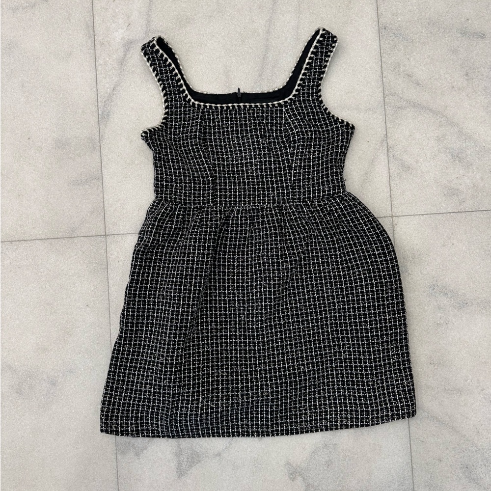 Cider Elegant Black and White Kids Dress